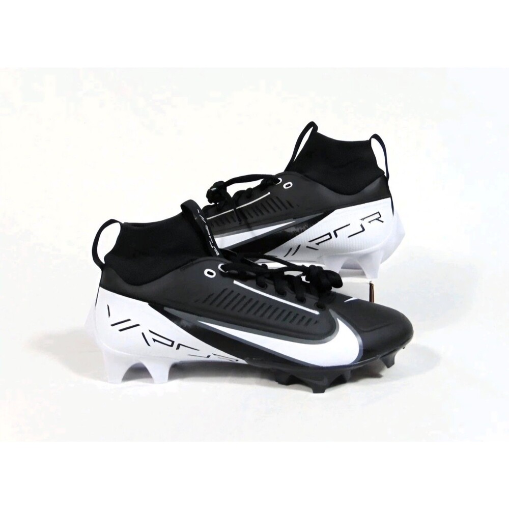 Men's Nike Vapor Edge Pro 360 2 Football Cleats Black White DA5456-001 Size 8.5